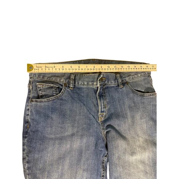 Lands' End Women’s Size 12 Bootcut Jeans Medium Wash Stretch Denim - Picture 7 of 8
